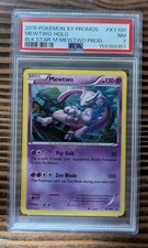 2015 POKEMON XY BLACK STAR PROMOS MEGA MEWTWO PRODUCTS #XY100 MEWTWO-HOLO PSA 7