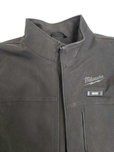 Milwaukee Men's XL M12 12V Tough Shell Black Heated Jacket BROKEN ZIPPER USED - Picture 7 of 19