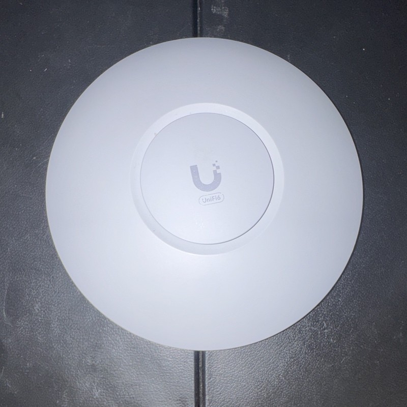 Ubiquiti UniFi 6+ U6+ Wireless Access Point, Wired Ethernet (RJ-45), White