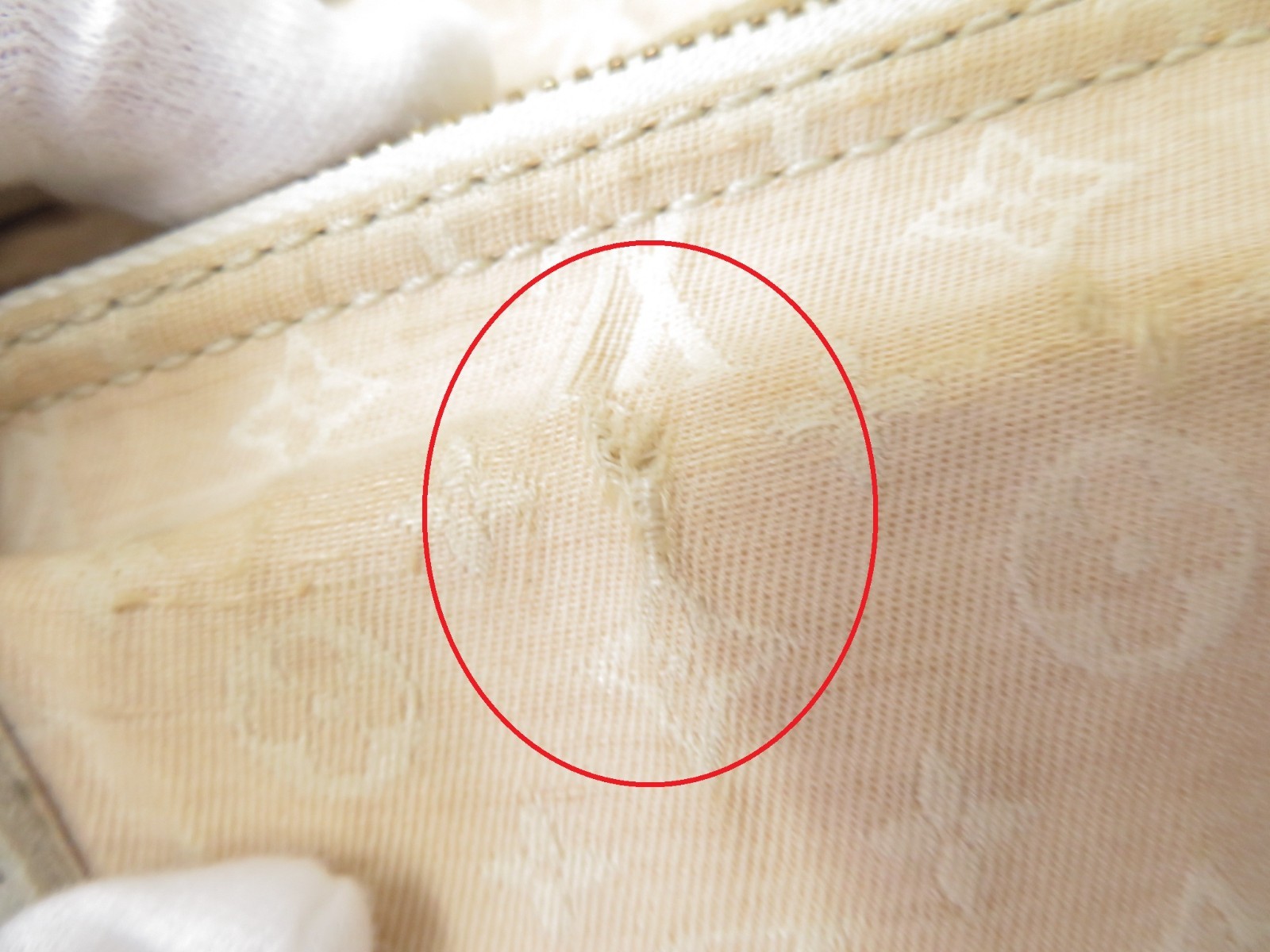 Louis Vuitton Monogram Mini Lin Idylle Speedy 30 Hand bag F#47419