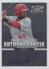 2013 Prizm Perennial Draft Picks Prospect Signatures Anthony Garcia #91 Auto 4fb