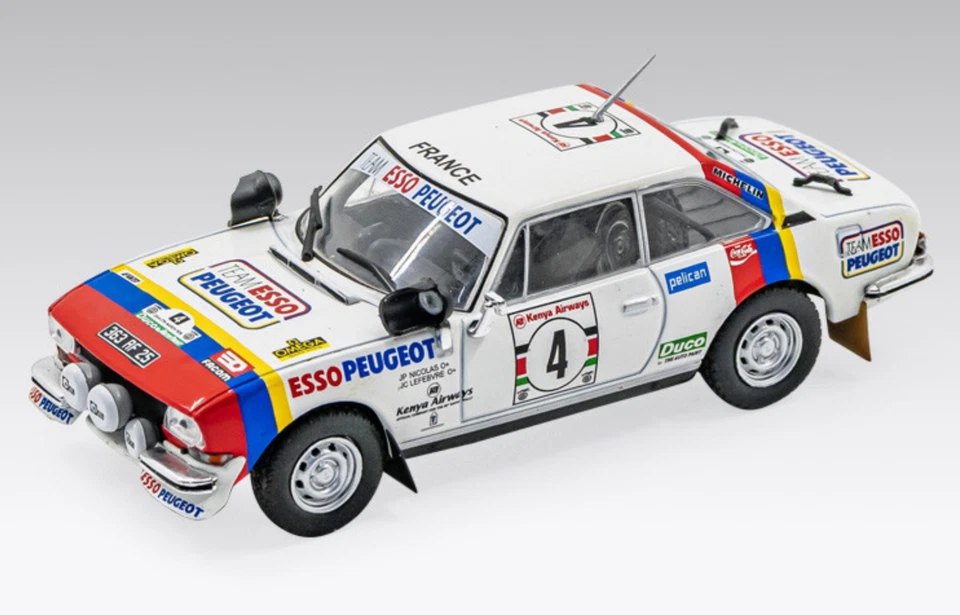 Peugeot 504 V6 Coupé #4 / Jean-Pierre Nicolas / Rallye Safari, 1978 -Escala 1/43 - Imagen 2 de 4