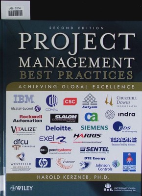 Project management best practices. Achieving global excellence. Kerzner, Harold: