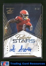 2021 Leaf Ultimate #FS-SS3 Stevie Scott III Future Stars Gold Spectrum #/10 Auto