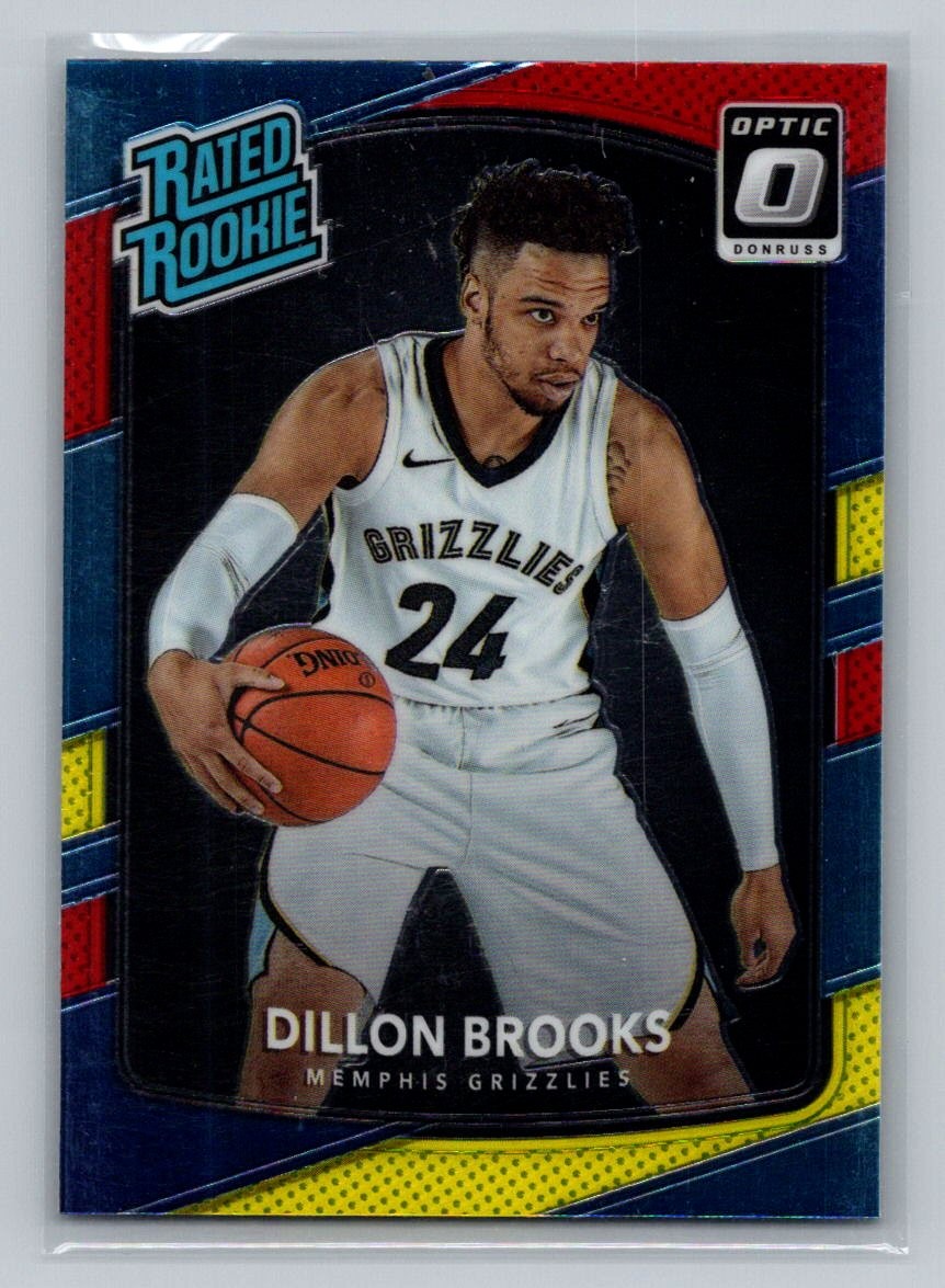 2017-18 Donruss Optic #152 Dillon Brooks Red and Yellow RC Rookie