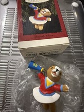 Hallmark 1996 YULETIDE CHEER Ornament Cheerleader Dog Vintage Christmas in Box
