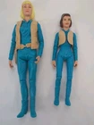 Vintage 1970s MARX  Cowgirl JANE & JANICE WEST 11" Doll Johnny West