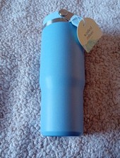 Pale Blue Double Wall Vacuum Insulated Drinking Tumbler 890ml *BRAND NEW*