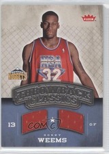 2008-09 Fleer Throwback Classics Memorabilia Sonny Weems #NBA-SW 0f7