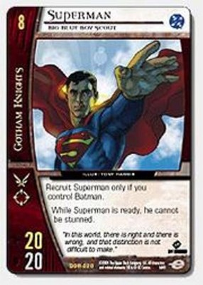 VS System: Superman, Big Blue Boy Scout [Played] VS: DC Origins TCG CCG Classic