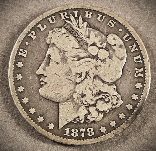 1878-CC MORGAN SILVER DOLLAR ** GOOD COIN **   (7619)