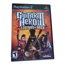 Guitar Hero III 3 Legends of Rock (PlayStation 2 PS2, 2007) - Complete, Tested
