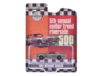 #ad #ad 1967 Green Mercury Cougar Riverside 500 Official Pace Car Greenlight HOBBY 1:64 $6.25