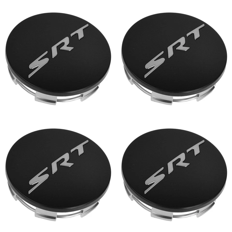 MOPAR Wheel Hub Center Cap Black SRT Set For 15  Dodge Charger Challenger - Изображение 4 из 4