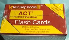 ACT Test Prep Books Vocabulary Flash Cards Se...