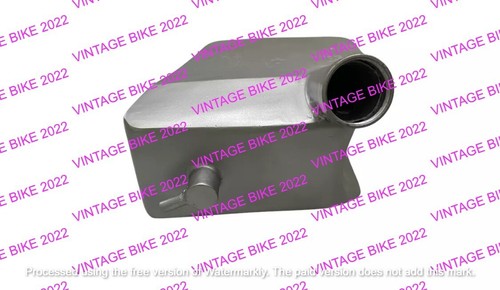 BSA Goldstar Catalina 1956-63 Pre-unit Oil Tank Silver + Cap / FIT FOR - Picture 3 of 7