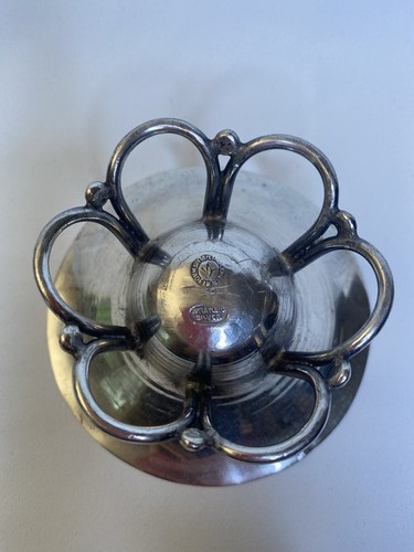 VTG 1940’s Spratling Sterling Silver Salt Condiment Bowl w Open Loop and Ball - Picture 6 of 10