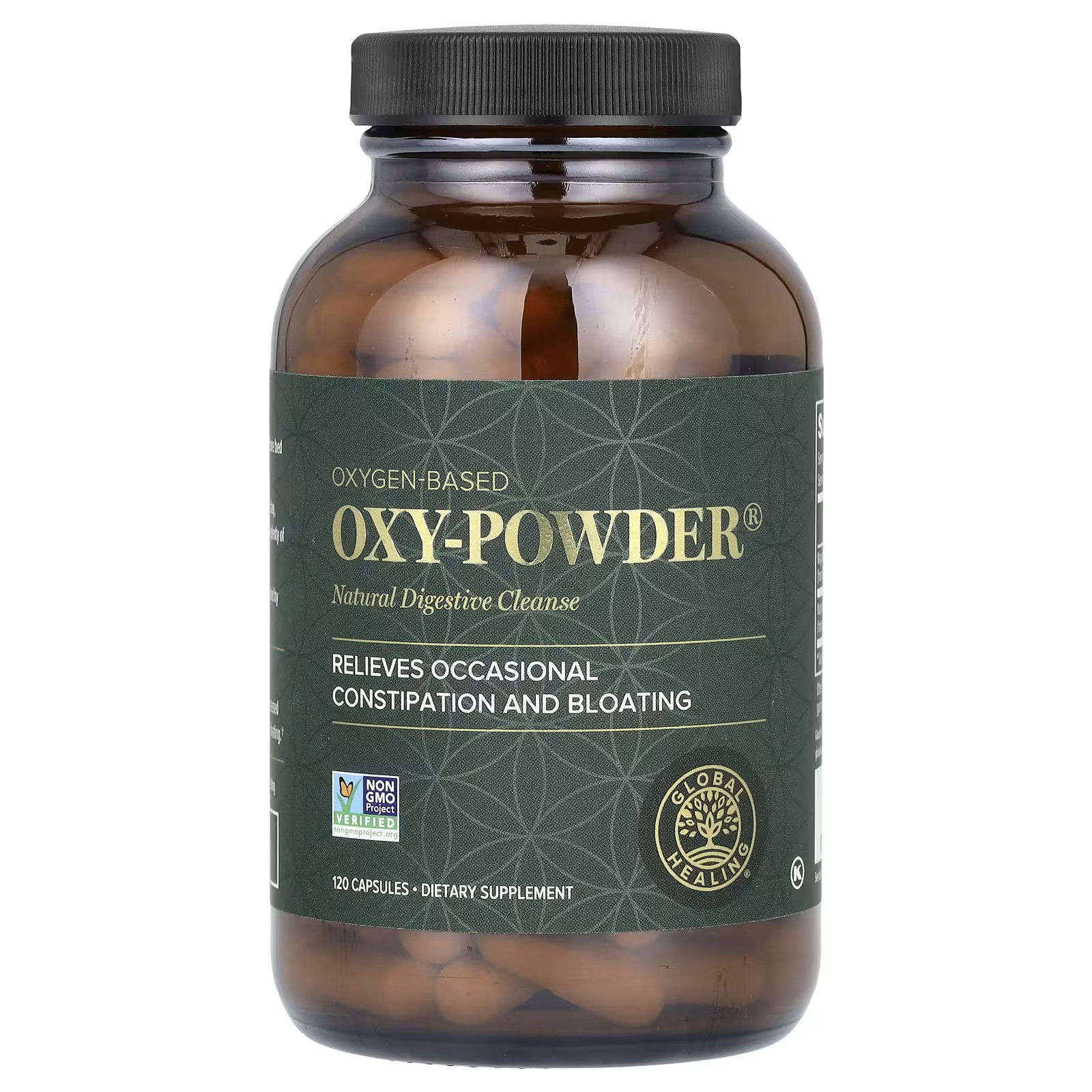 2 X Global Healing, Oxygen-Based Oxy-Powder, 120 Capsules