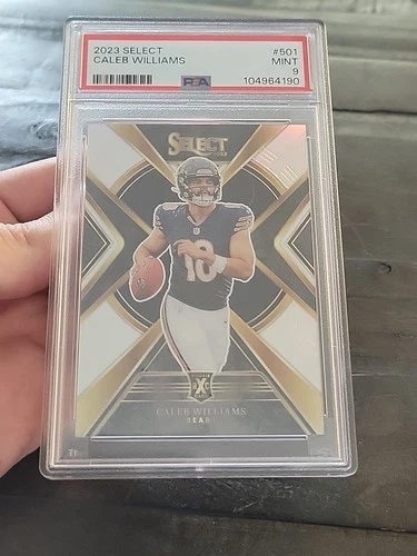 2023 Panini Select - 2024 Xrc Prizm #501 Caleb Williams (RC) PSA 9