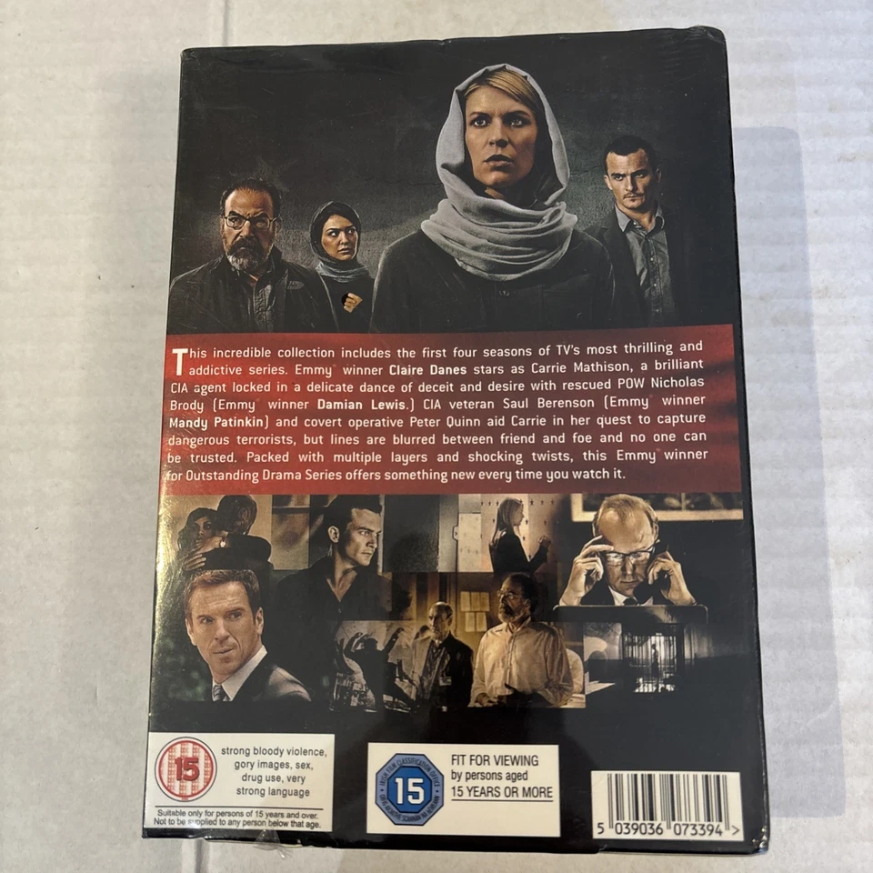 Homeland The Complete Seasons 1-4 DVD Box Set  SEALED - Image 4 of 4