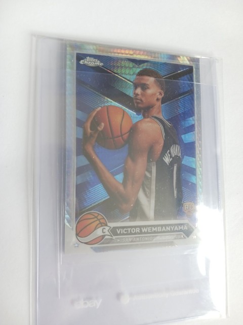 2023-24 Topps Chrome #1 Victor Wembanyama RC PRISM SSP Refractor Certified