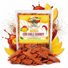 Rebanadas de mango de chile chamoy, 8,5 oz. Bolsa de fruta seca mexicana auténtica oz