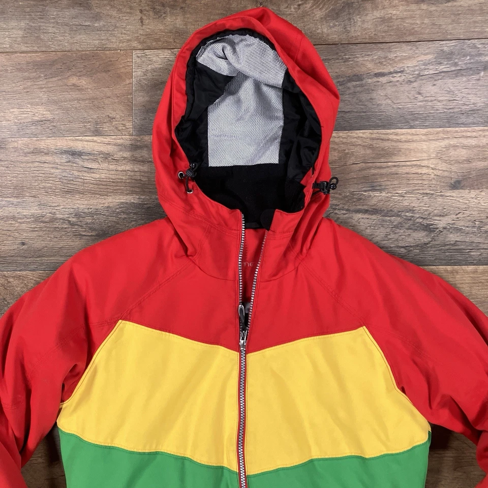 Chaqueta Obermeyer Mujer 8 Rojo Con Capucha Invierno Snow Board Esquí Abrigo Foto 2 de 4