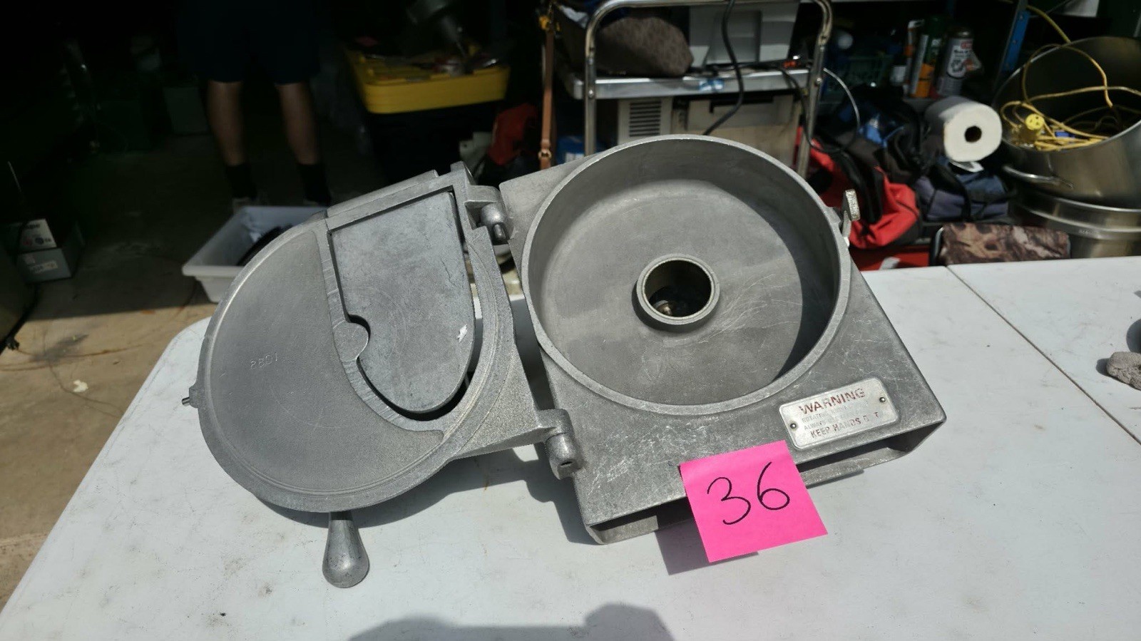Hobart Pelican Head Mixer Attachment Shredder Grater #36