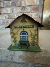 Winner Toy Mfg. American Railway Express Baggage Ticket Office Station Tin Litho