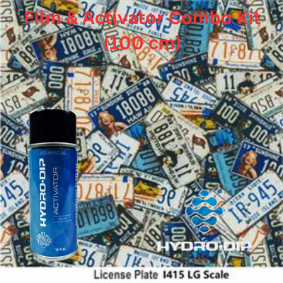 Hydro Dip Film & Activator Combo Kit HD-I406 License Plate (100 cm)