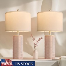 Ceramic Table Lamps Bedroom Living Room Nightstand Home Decor New