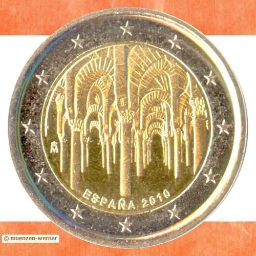 Monedas especiales España: 2 euros moneda 2010 Córdoba moneda especial dos euros moneda conmemorativa - Imagen 1 de 1
