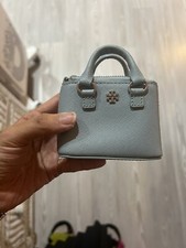 Cute Tory Burch Blue Full Zip Coin Purse Wallet Mini Purse