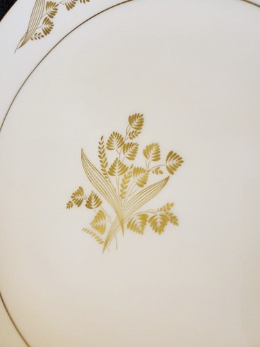 Autumn Lea Handled Cake Plate By Castleton USA - Picture 4 of 8