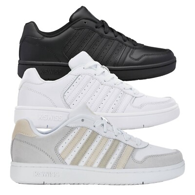 Sneaker Damenlederschuhe K-Swiss COURT PALISADES Damen Leder Schuhe Sneaker  Turnschuhe