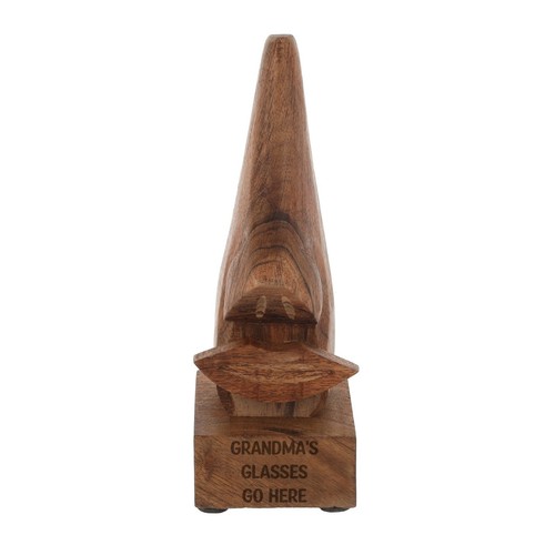 Glasses Holder Stand Engraved Wooden Nose Shape Spectacles Personalised Stand - Picture 18 of 21