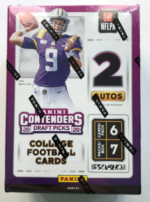 2020 Panini Contenders Draft Picks  Football Factory Blaster Box