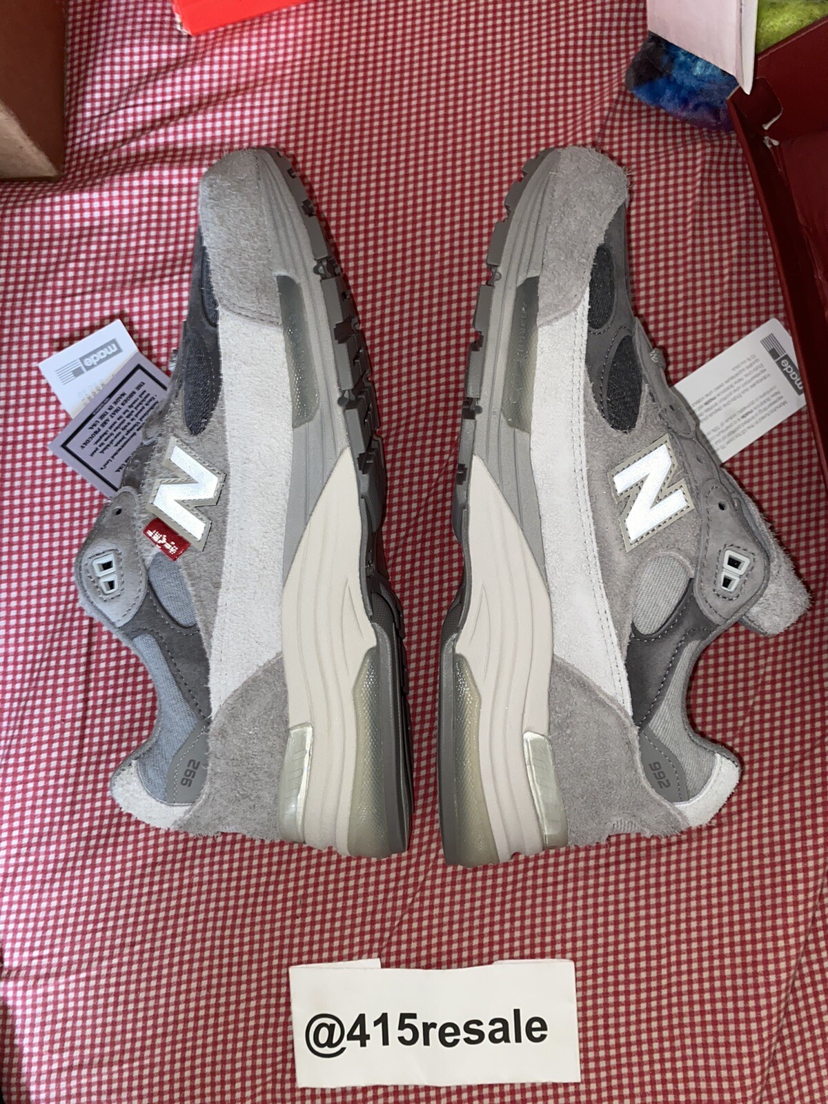 New Balance 992 x Levi's Gray size 10 made in USA image 3