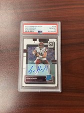 2022 Donruss Optic Sam Howell Rated Rookie Auto 123/150 PSA 10 RC SP