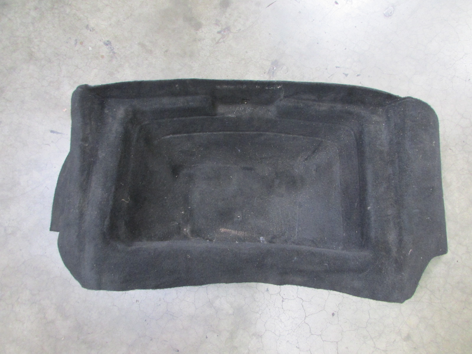Ferrari 550, Trunk Carpet Bottom, Black, Used, P/N 66076700
