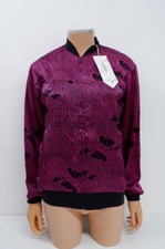 Maharishi Mhi Womens Brand New Bomber Coat Jacket Size Uk 8 Fuchsia Pink Y2k