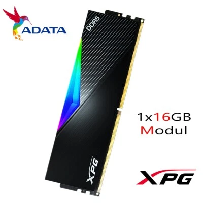 16GB ADATA XPG LANCER RGB Black Edition CL40-40-40 DDR5-6000 MHz Single Modul