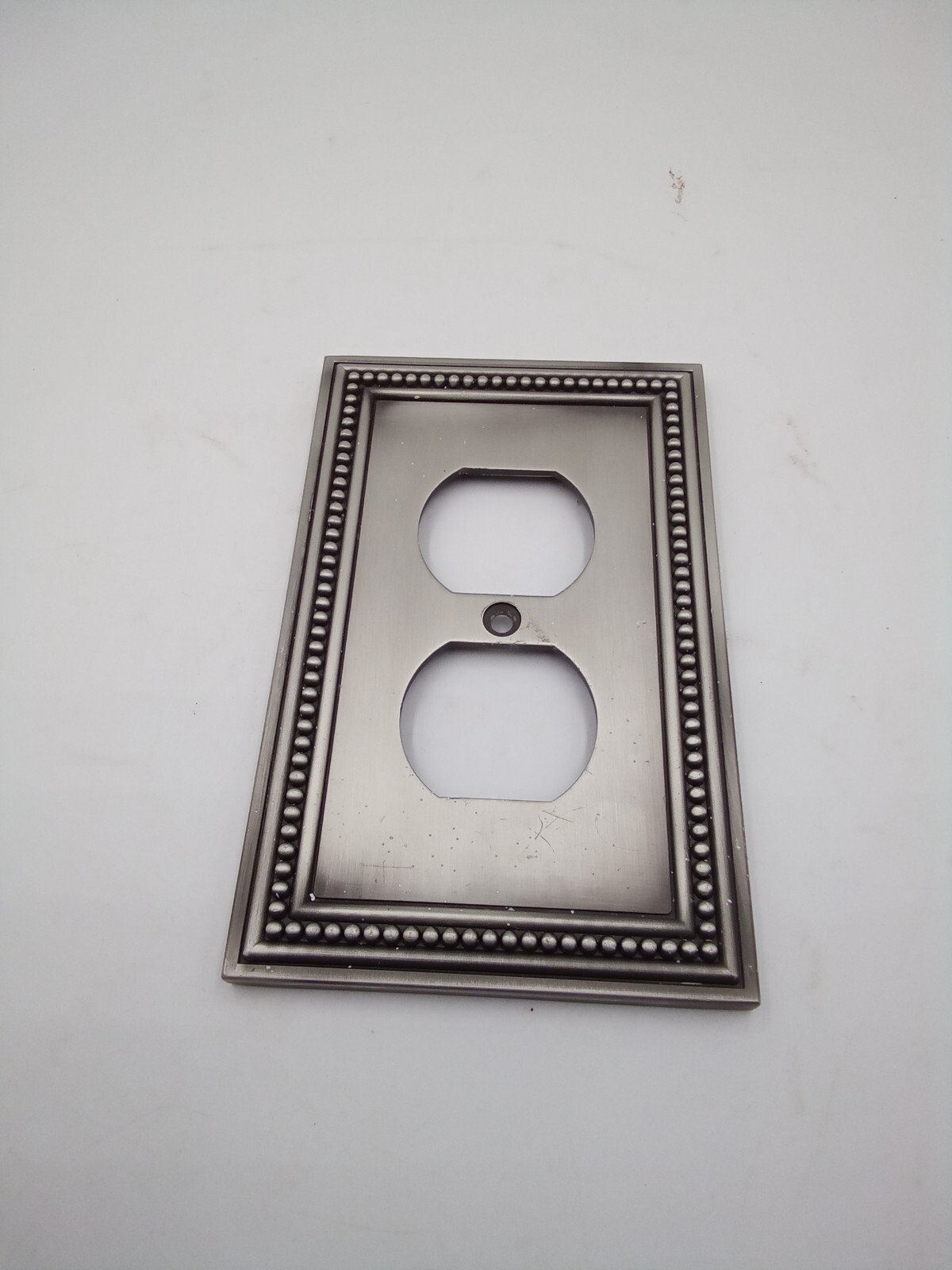 2005 LHMC Liberty Hardware Metal 2 Gang Electrical Outlet Plate Cover