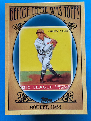 Jimmy Foxx 2011 Topps Before there was Topps #BTT5