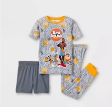 Boys' Space Jam 3pc Snug Fit Pajama Set - Gray