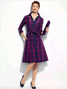 checkered retro dress