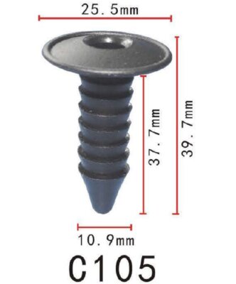 5PCS Fit GM: 7642589; AMC: 4001934 Firewall Insulation Retainer Clip ...