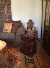 3PC Vintage Retro Style Cardboard Suitcase Boxes Design Decor Wedding Decoration