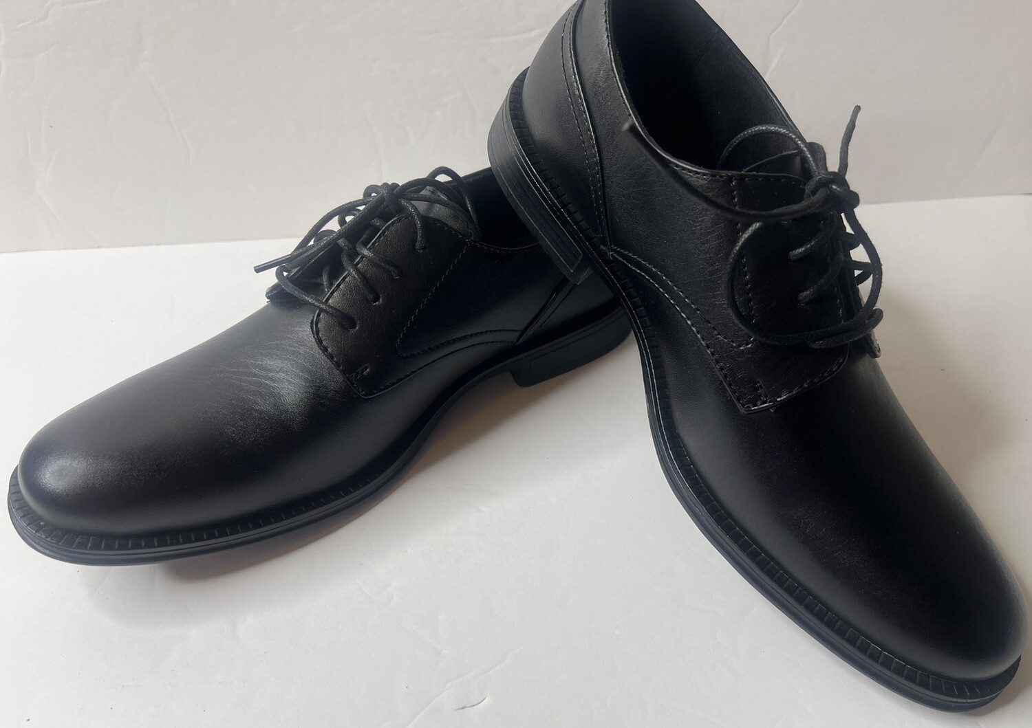 SAOLA Scarpe eleganti impermeabili Oxford da uomo in pelle nera metodo Taglia 8 1 2 M