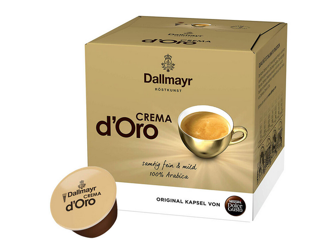 NESCAFE DOLCE GUSTO - DALLMAYR CREMA d'Oro - ARABICA 16 PODS = 16